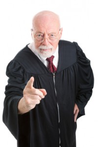 Judge - Stern and Scolding