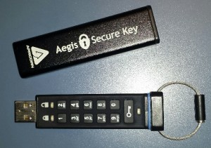 You can store and run the entire program on a flash drive. If you're concerned about security, use an encrypted and physically secure flash drive like this one.